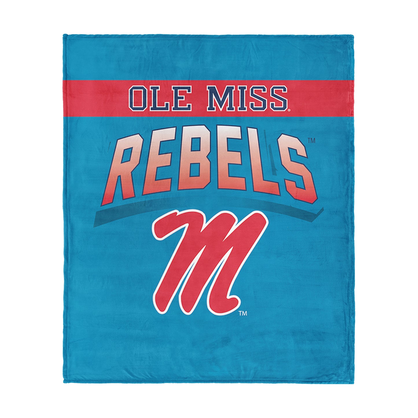 Mississippi Rebels bevel silk touch throw blanket