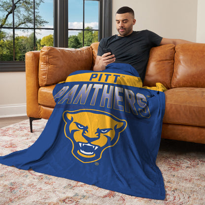 Pittsburgh Panthers bevel lounging throw blanket