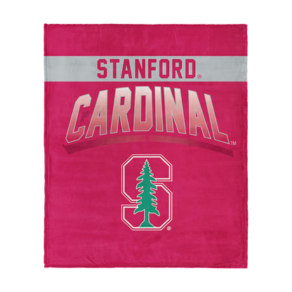 Stanford Cardinal bevel silk touch throw blanket