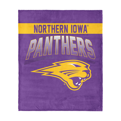 Northern Iowa Panthers bevel silk touch throw blanket