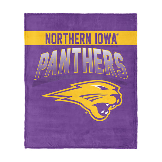 Northern Iowa Panthers bevel silk touch throw blanket