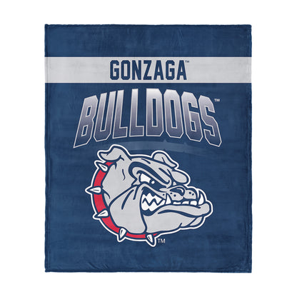 Gonzaga Bulldogs bevel silk touch throw blanket