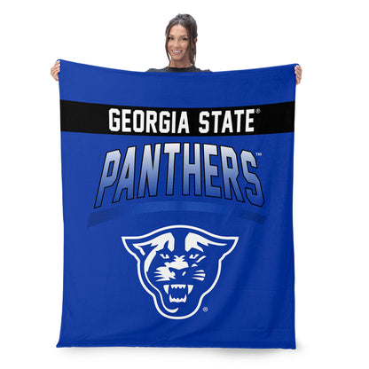 Georgia State Panthers large throw blanket