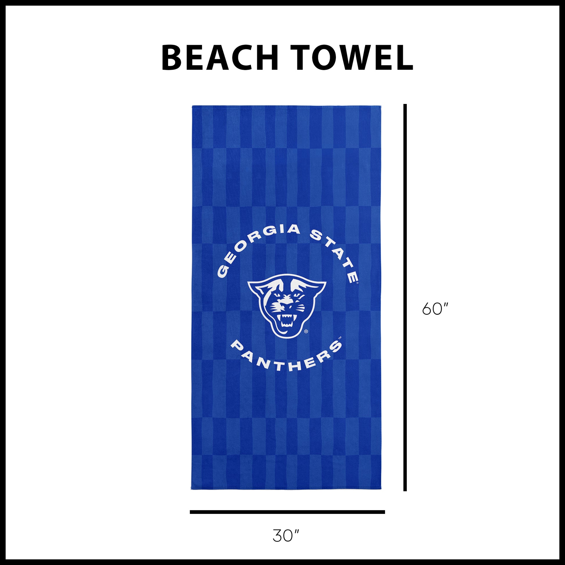 Georgia State Panthers Beach Towel Dimensions