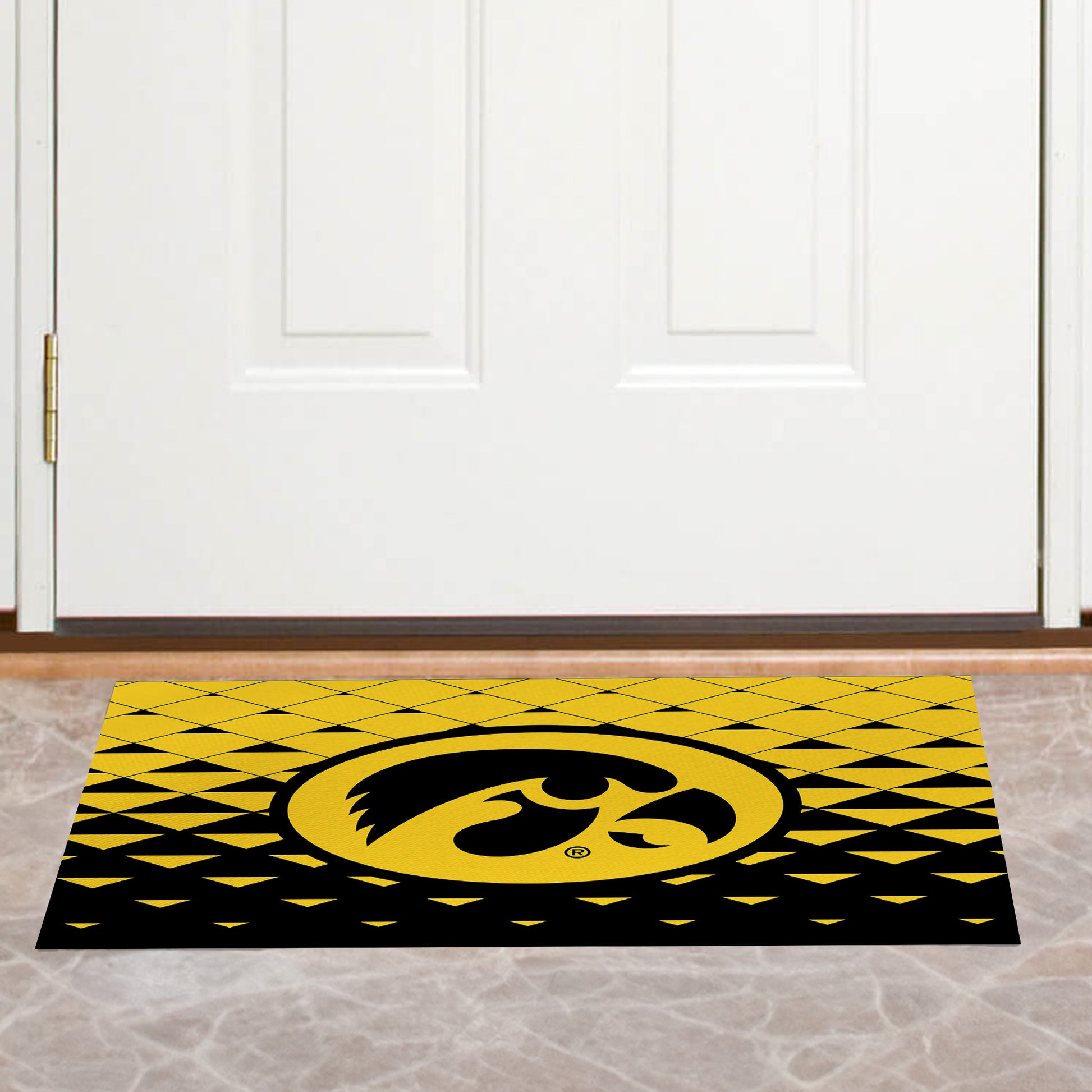 Iowa Hawkeyes Washable Rug
