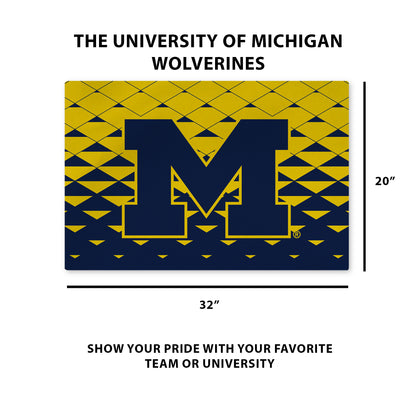 Michigan Wolverines Washable Rug Dimensions