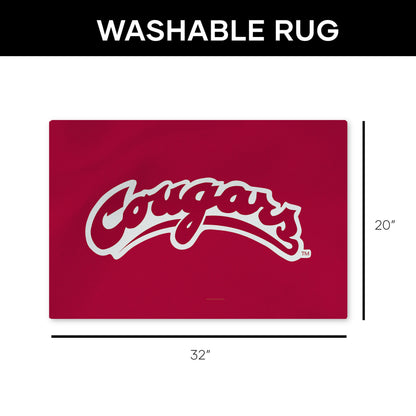 Washington State Cougars Washable Rug Dimensions