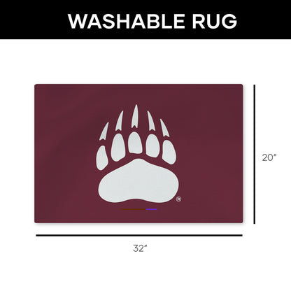 Montana Grizzlies Washable Rug Dimensions