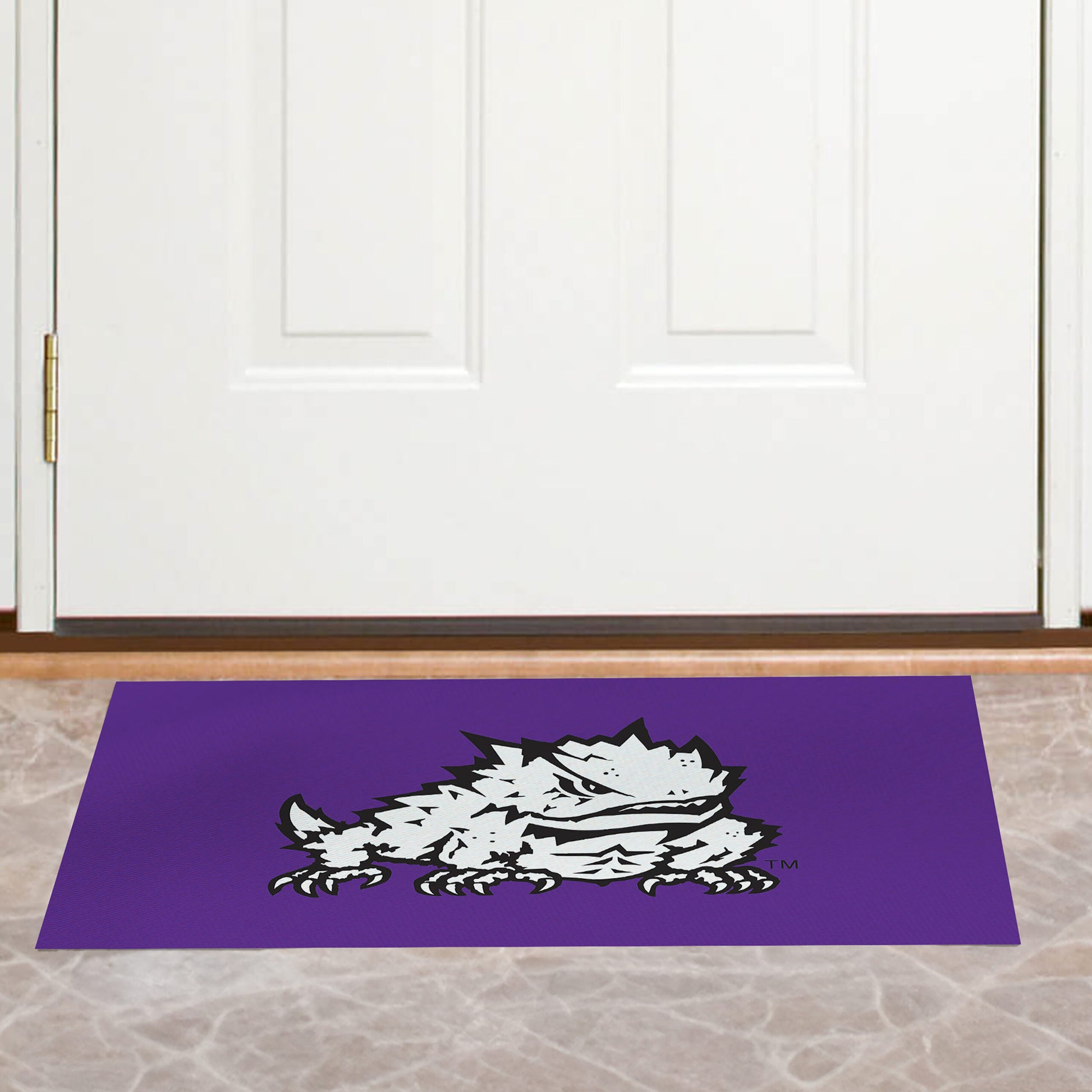 TCU Horned Frogs Washable Rug