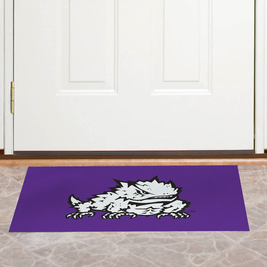 TCU Horned Frogs Washable Rug