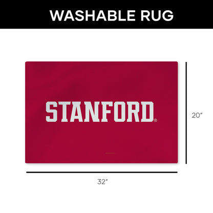 Stanford Cardinal Washable Rug Dimensions