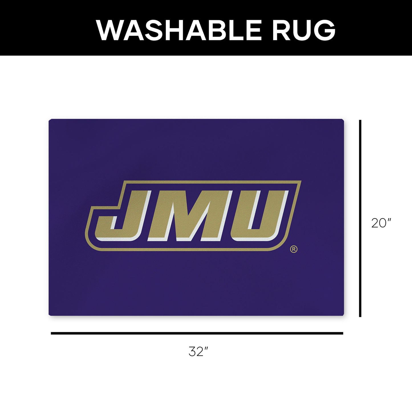 James Madison Dukes Washable Rug Dimensions