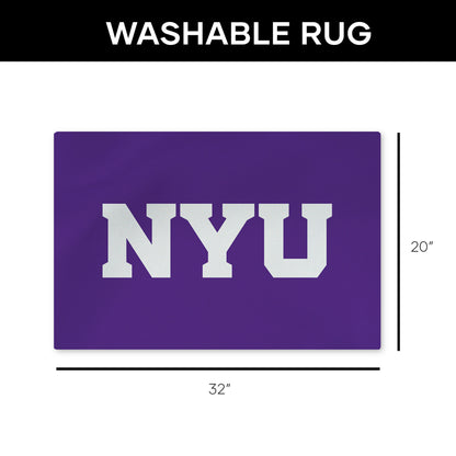 NYU Violets Washable Rug Dimensions