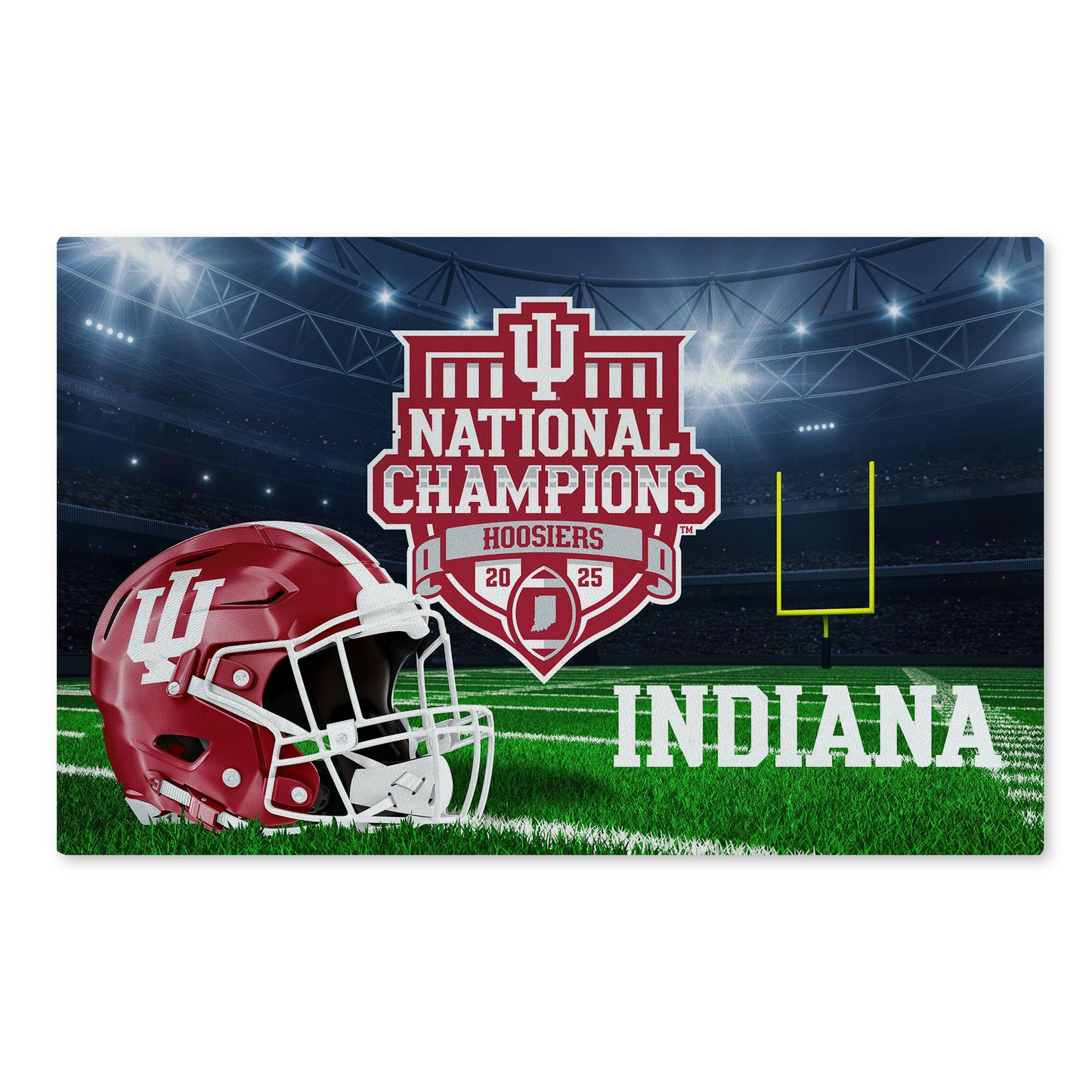 Indiana Hoosiers college football champions rug