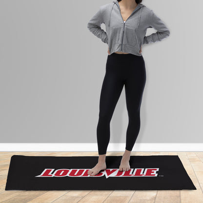 Louisville Cardinals large floor mat