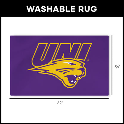 Northern Iowa Panthers Large Washable Rug Dimensions