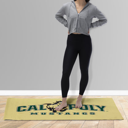 Cal Poly Mustangs large floor mat