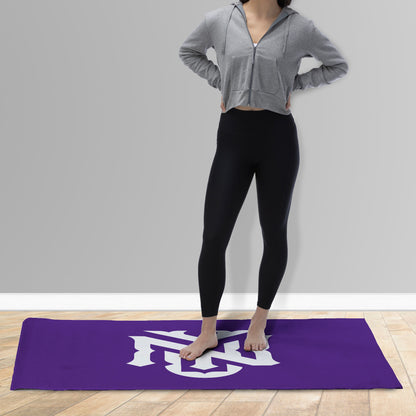 NYU Violets large floor mat