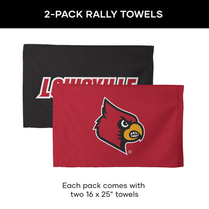 Louisville Cardinals Fan Towel set dimensions
