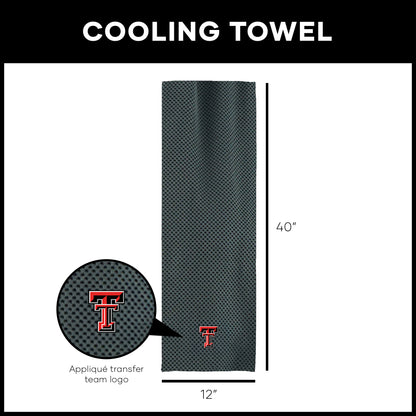 Texas Tech Red Raiders Cooling Workout Towel Dimensions