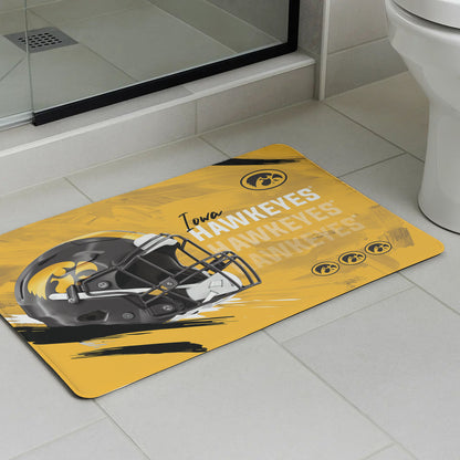 Iowa Hawkeyes bath mat