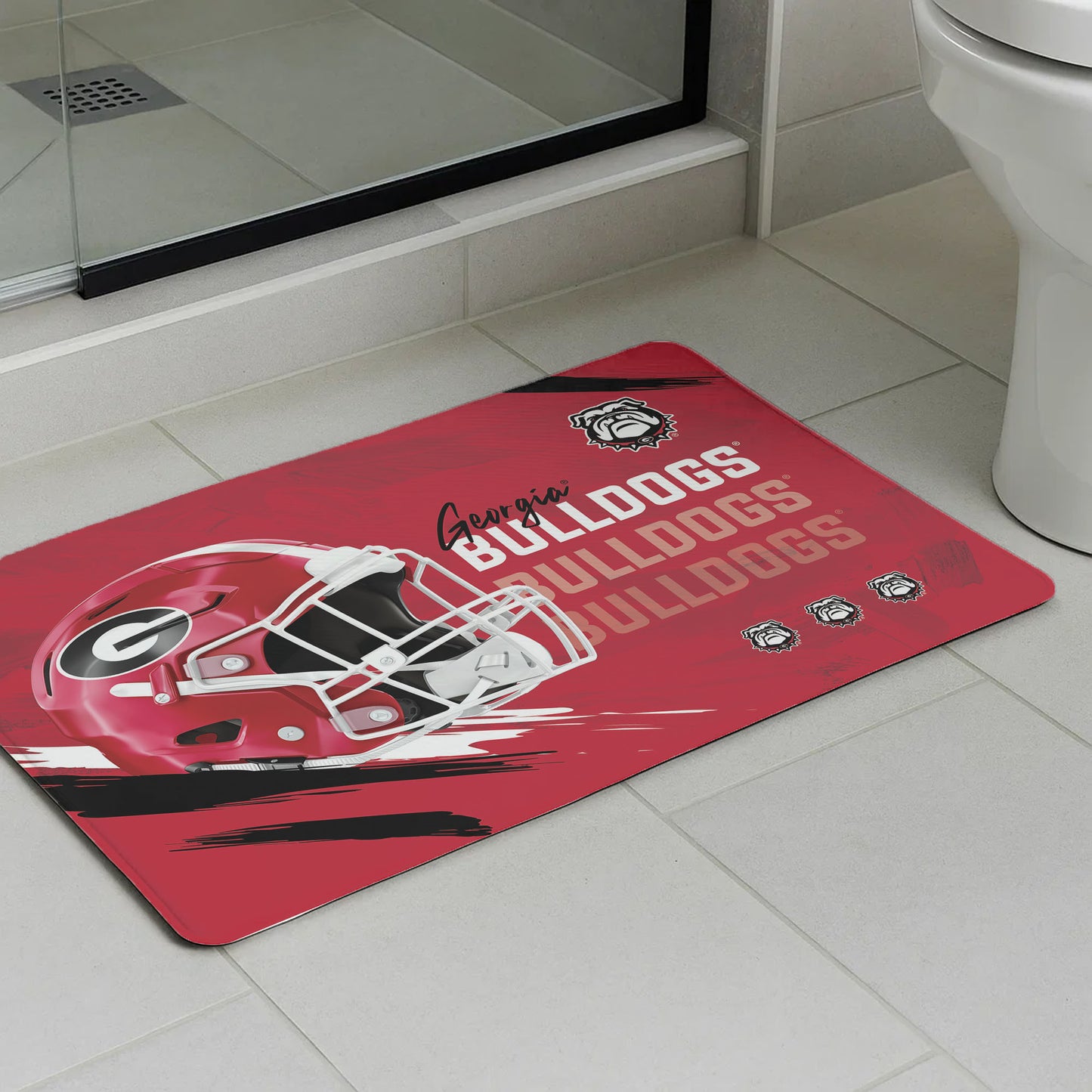 Georgia Bulldogs bath mat