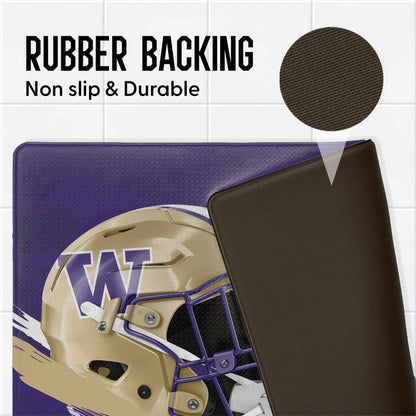 Washington Huskies embossed floor mat