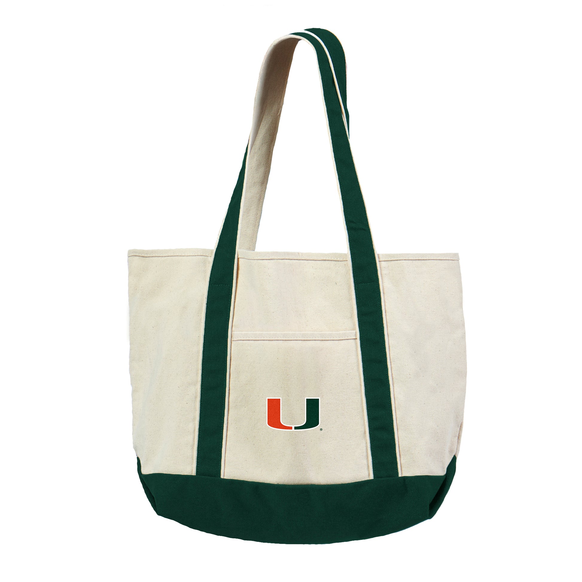 Miami Hurricanes Canvas Tote
