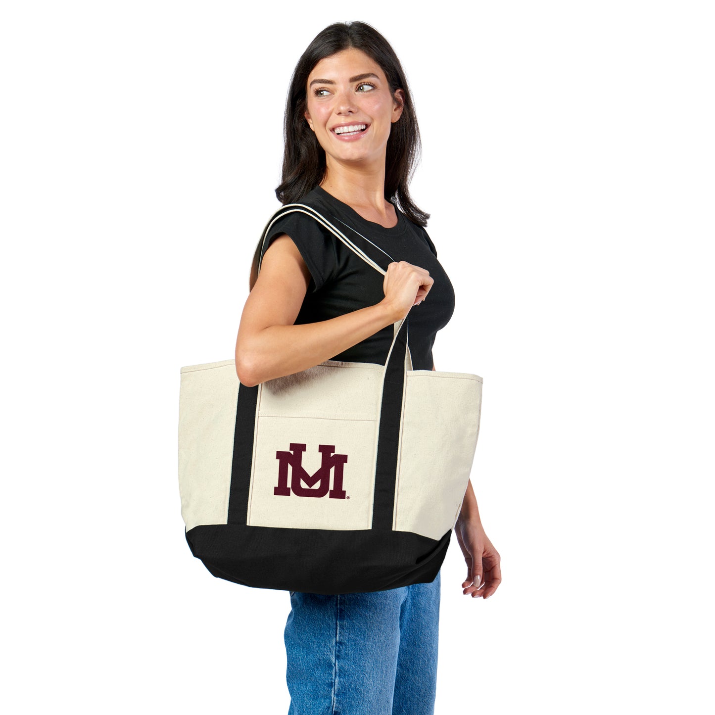 Montana Grizzlies Canvas Tote Lifestyle