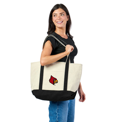 Louisville Cardinals Canvas Tote Lifestyle