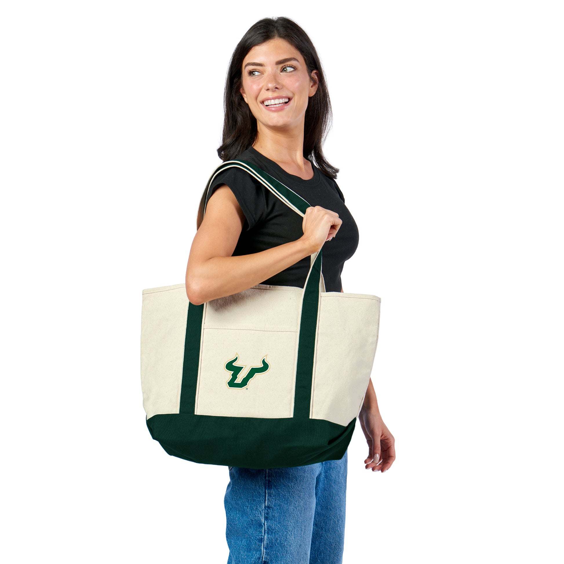 South Florida Bulls Canvas Tote Lifestyle
