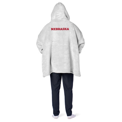 Nebraska Cornhuskers fleece hoody back