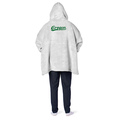 Oregon Ducks fleece hoody back