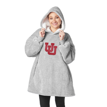 Utah Utes Sherpa Fleece hoody back