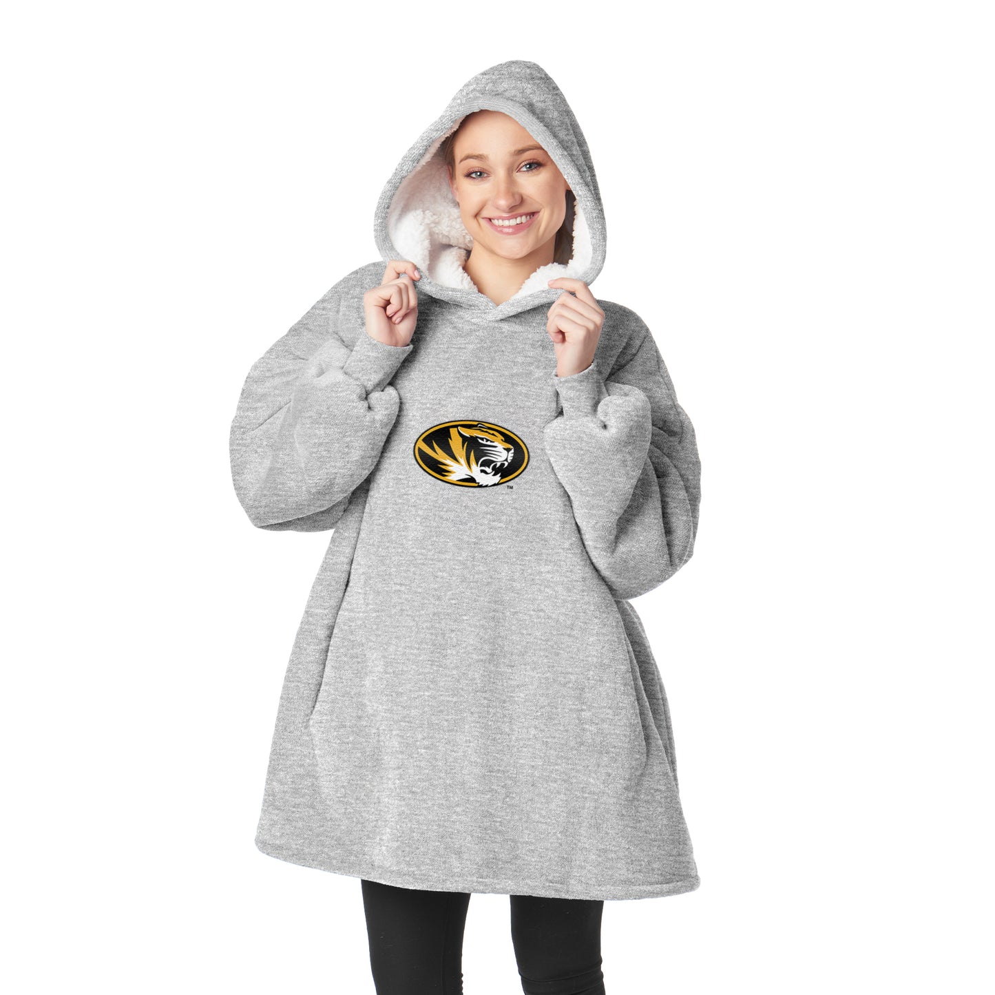 Missouri Tigers Sherpa Fleece hoody back