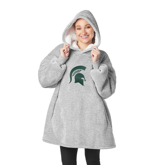Michigan State Spartans Sherpa Fleece hoody back