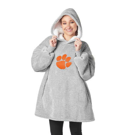 Clemson Tigers Sherpa Fleece hoody back