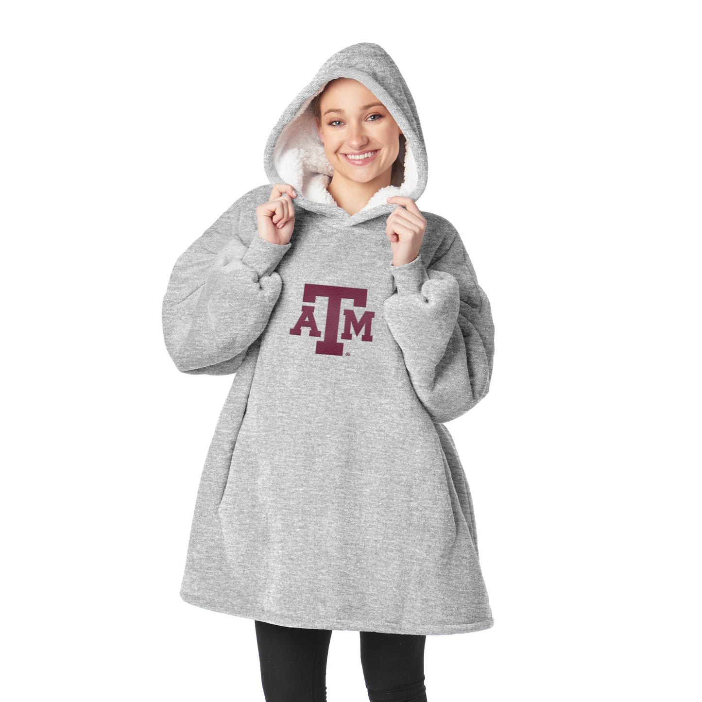 Texas A&M Aggies Sherpa Fleece hoody back