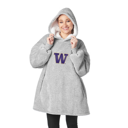 Washington Huskies Sherpa Fleece hoody back