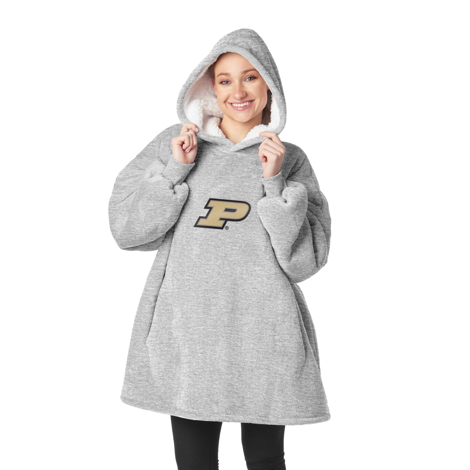 Purdue Boilermakers Sherpa Fleece hoody back