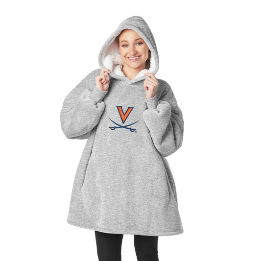 Virginia Cavaliers Sherpa Fleece hoody back