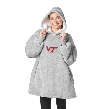 Virginia Tech Hokies Sherpa Fleece hoody back