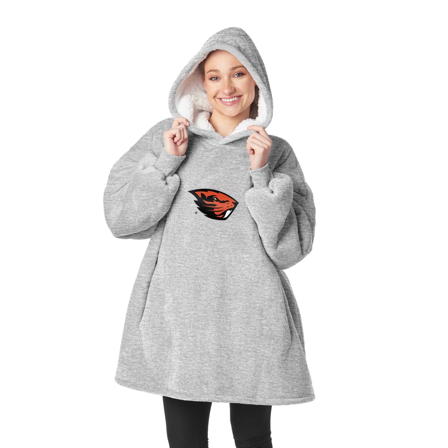Oregon State Beavers Sherpa Fleece hoody back