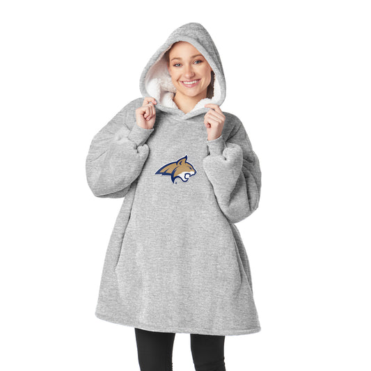 Montana State Bobcats Sherpa Fleece hoody back