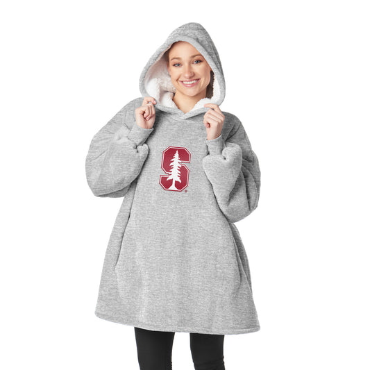 Stanford Cardinal Sherpa Fleece hoody back