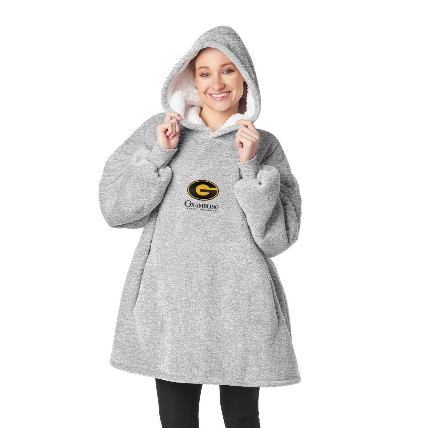 Grambling State Tigers Sherpa Fleece hoody back