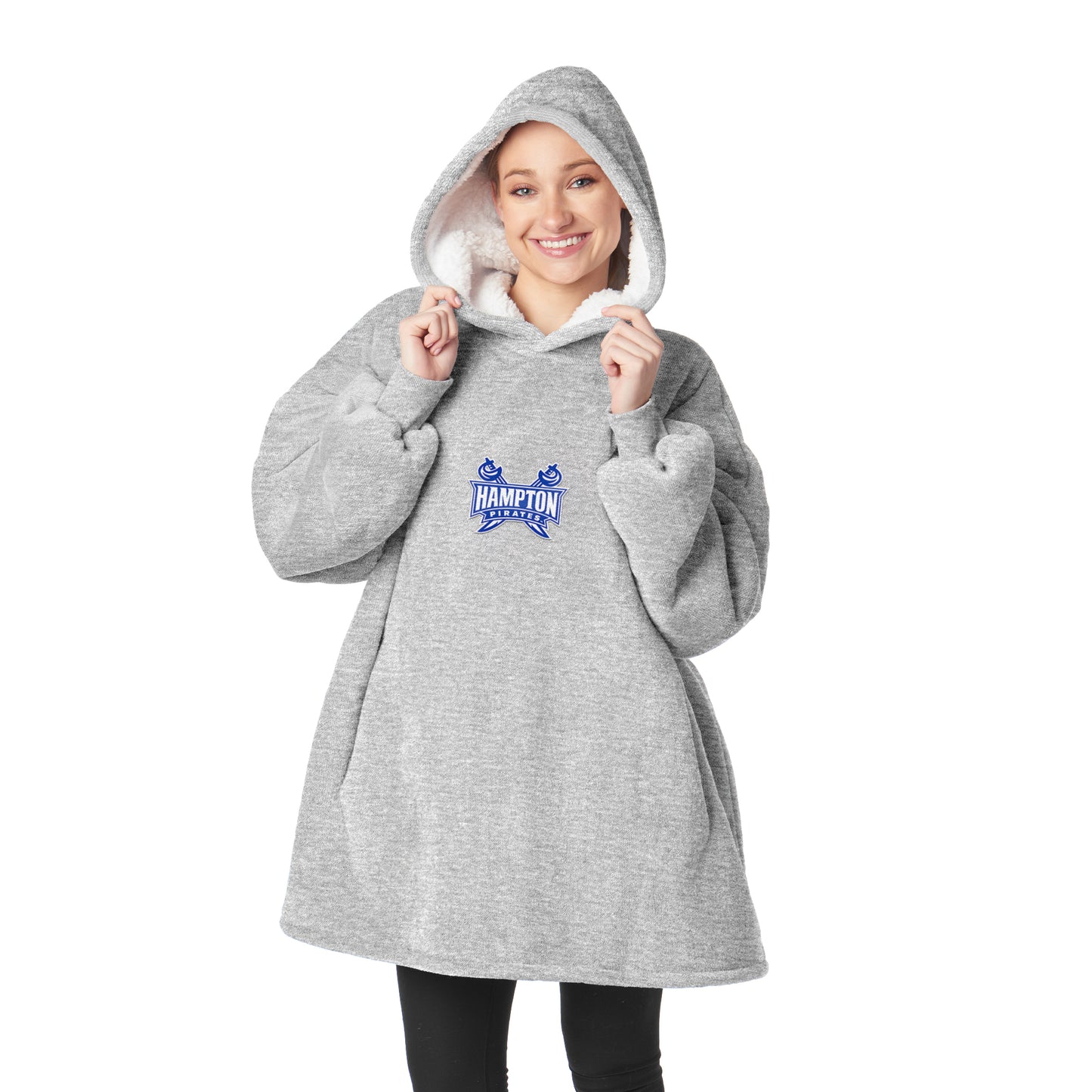 Hampton Pirates Sherpa Fleece hoody back