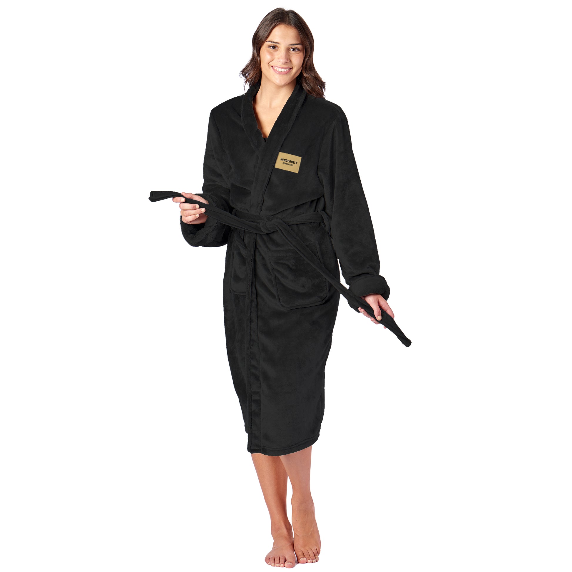 Vanderbilt Commodores Womens SHERPA bathrobe