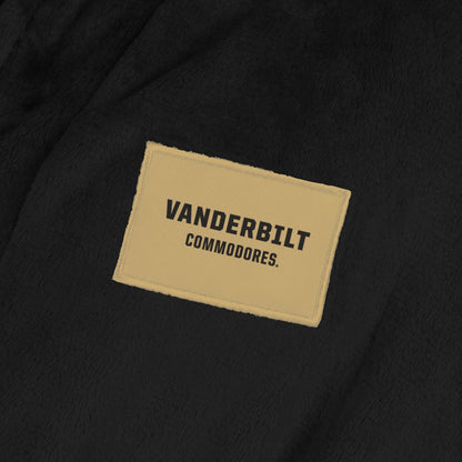 Vanderbilt Commodores Womens SHERPA bathrobe back
