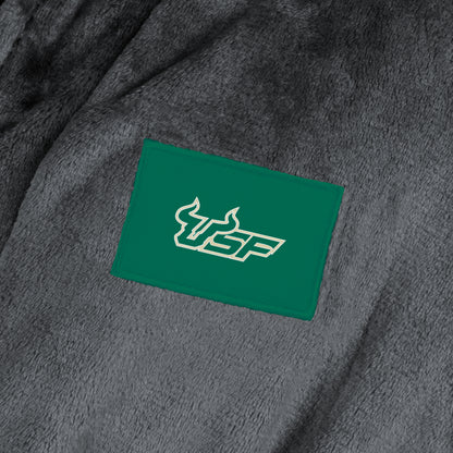 South Florida Bulls Womens SHERPA bathrobe back